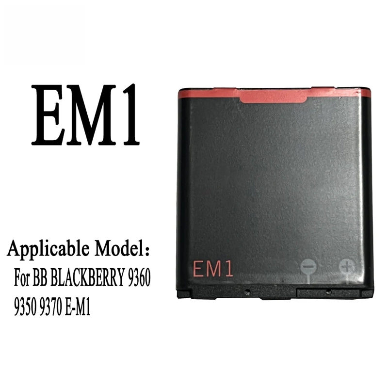 Replacement Battery for Blackberry Curve 9350 9360 9370, E-M1 EM1 EM-1 Replacement Battery for Blackberry Curve 9350 9360 9370, E-M1 EM1 EM-1